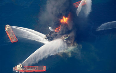 Oil Rig on Fire Blog Header Image