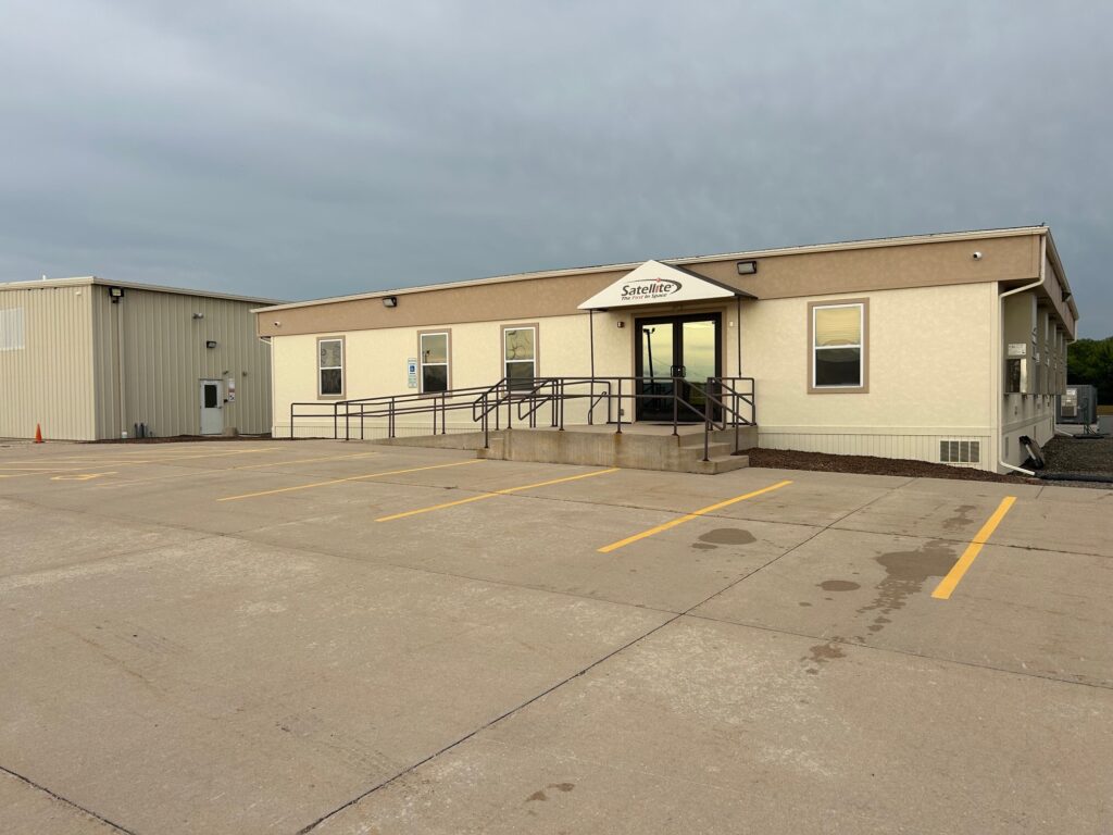 Office entrance to Chicago branch.