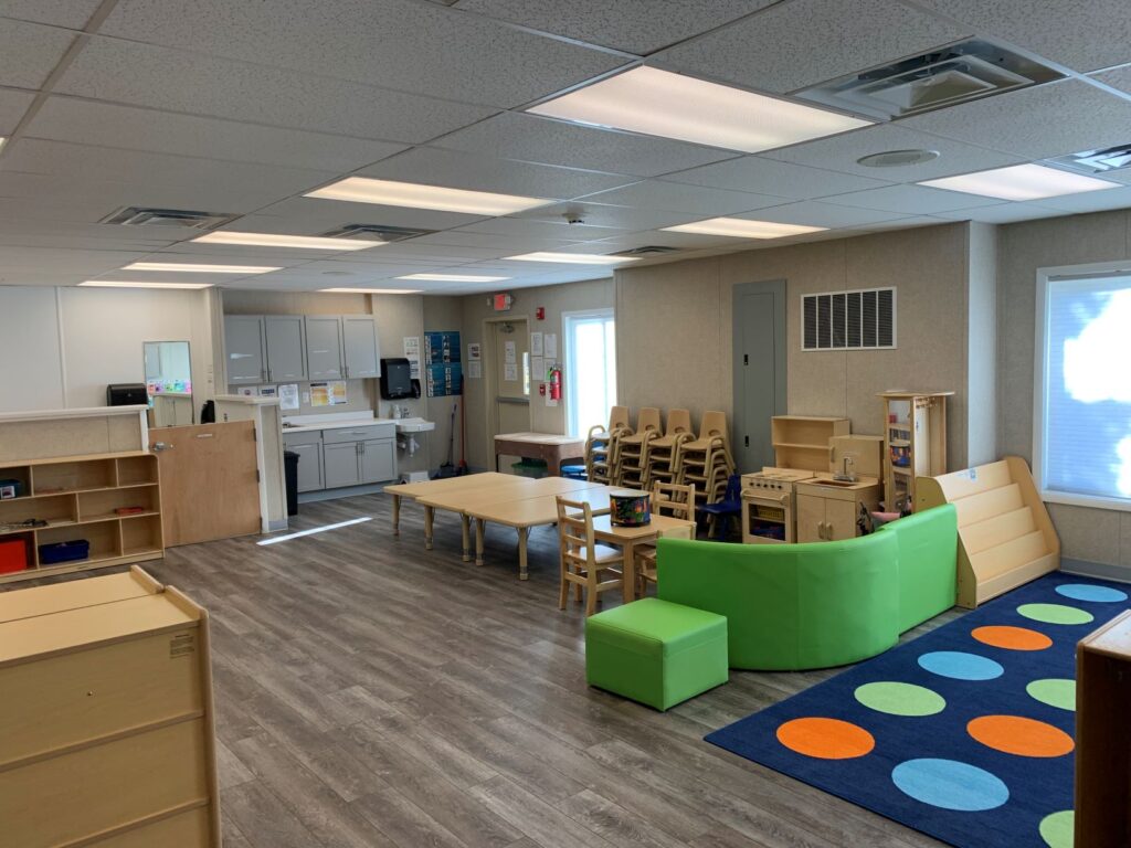 Internior Classroom in the Portable Classroom.