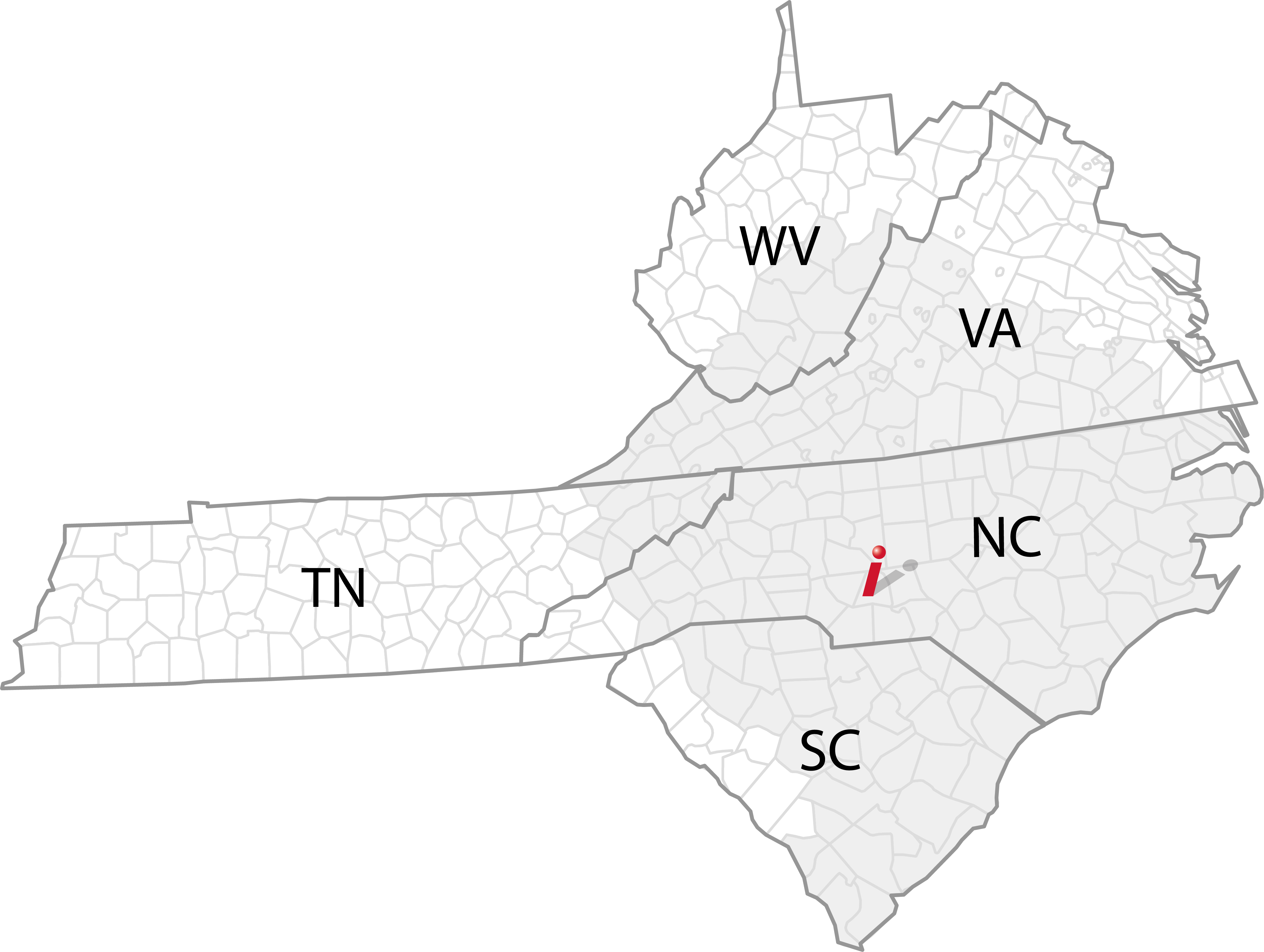 Charlotte Service Area Map 2025