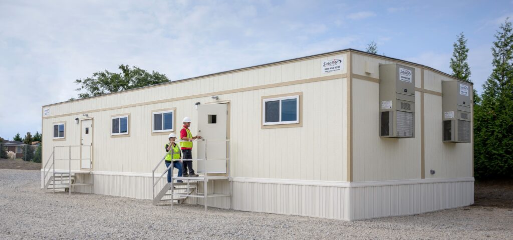 Workers Entering Building.