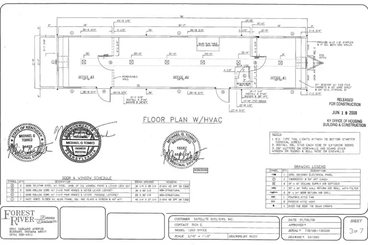 Mobile Office Floorplan.