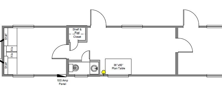 Mobile Office Floorplan.