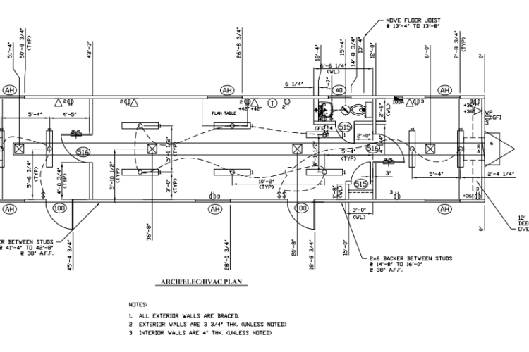 Mobile Office Floorplan.