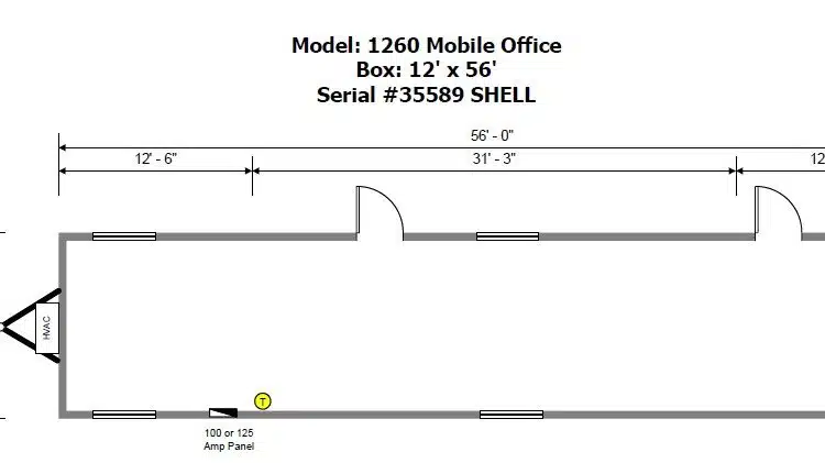 Mobile Office Floorplan.