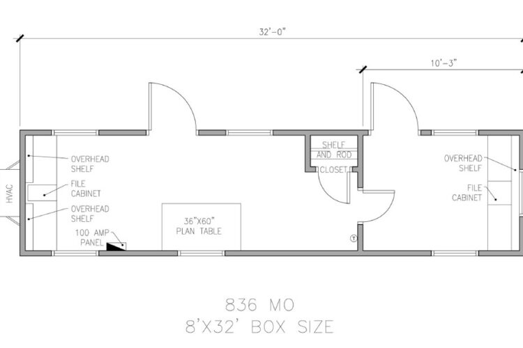 Mobile Office Floorplan.