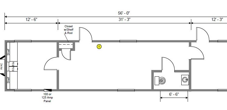 Mobile Office Floorplan.