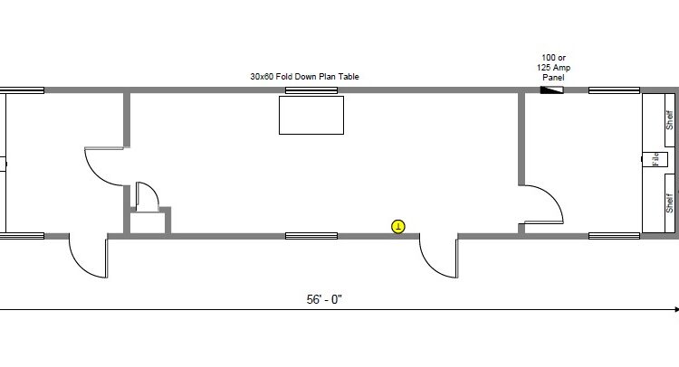 Mobile Office Floorplan.