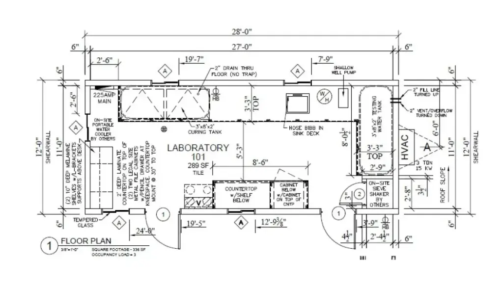 Mobile Office Floorplan.