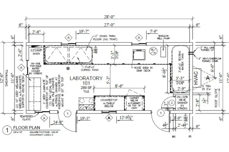 Mobile Office Floorplan.