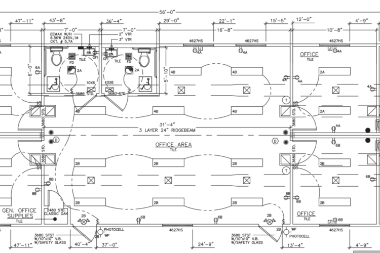 Mobile Office Floorplan.