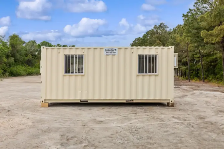 8 x 20 Ground-Level Office Exterior.