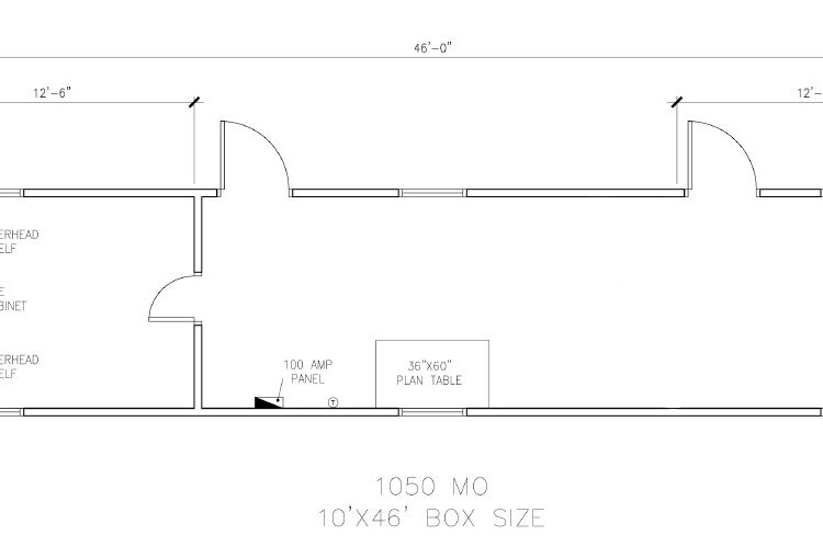 Mobile Office Floorplan