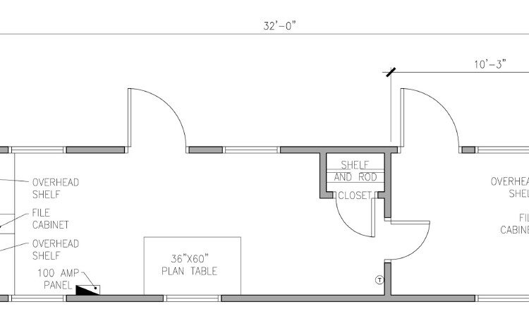 Mobile Office Floorplan