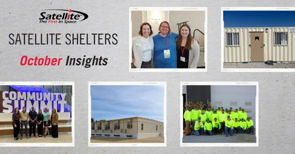 Satellite Shelters October Insights.
