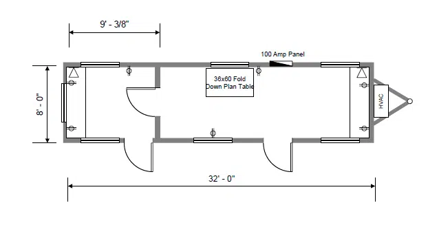 Mobile Office Floorplan