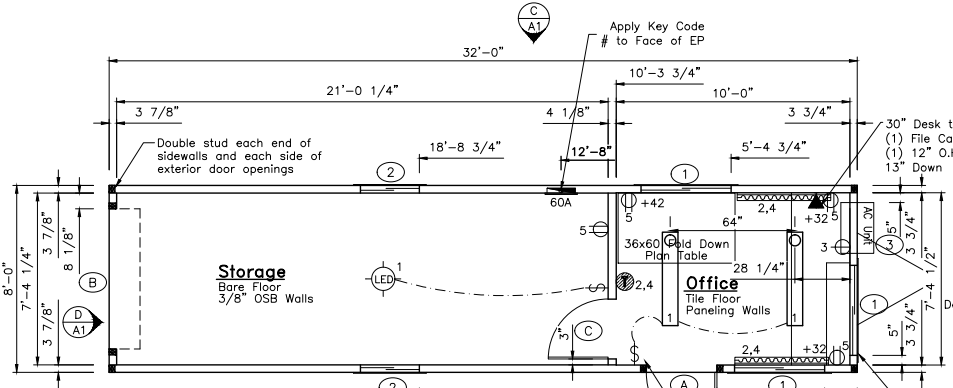 Mobile Office Floorplan
