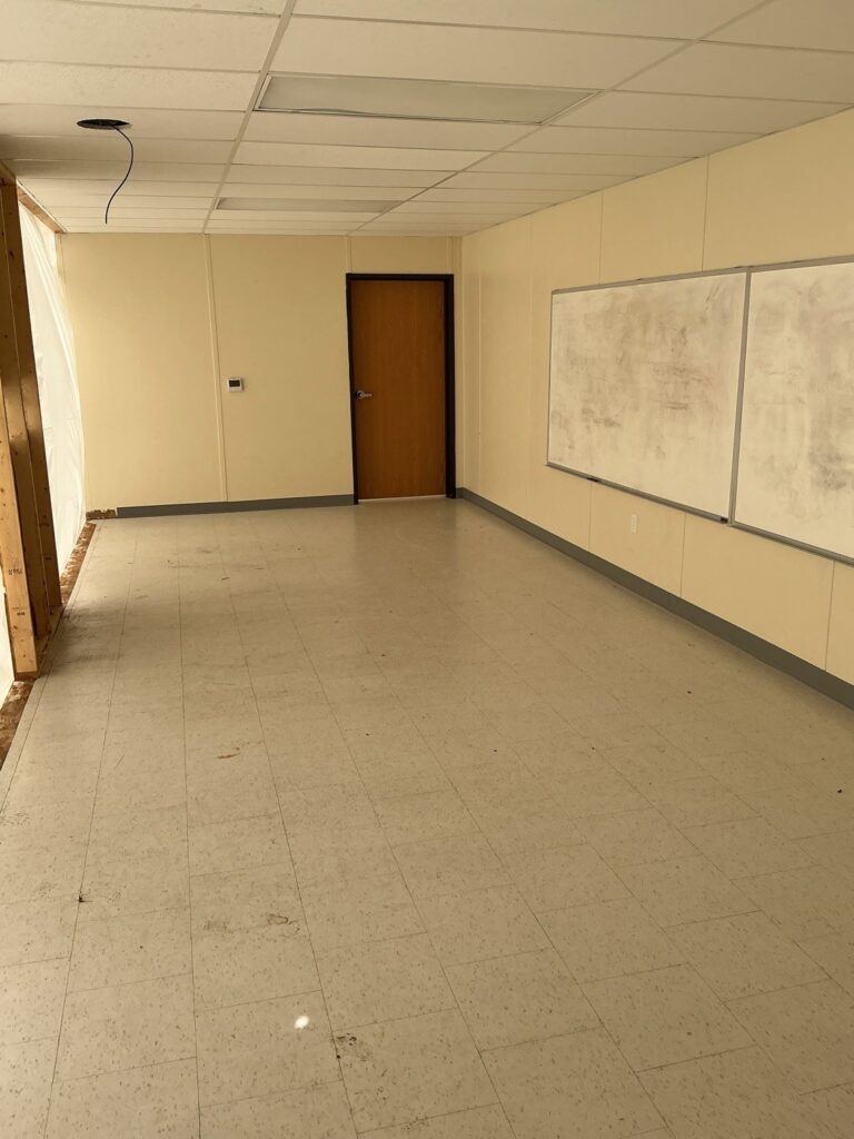 Portable Classroom Interior