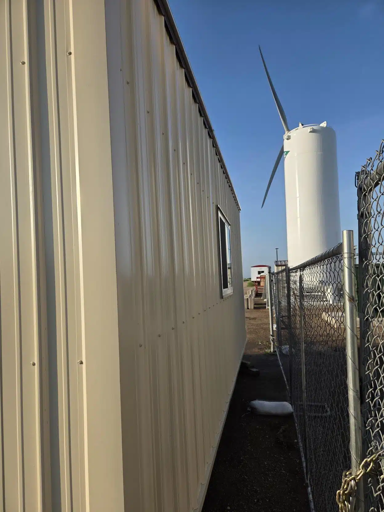 non-combustible modular building to support operations at a renewable ammonia research facility in Morris, Minnesota