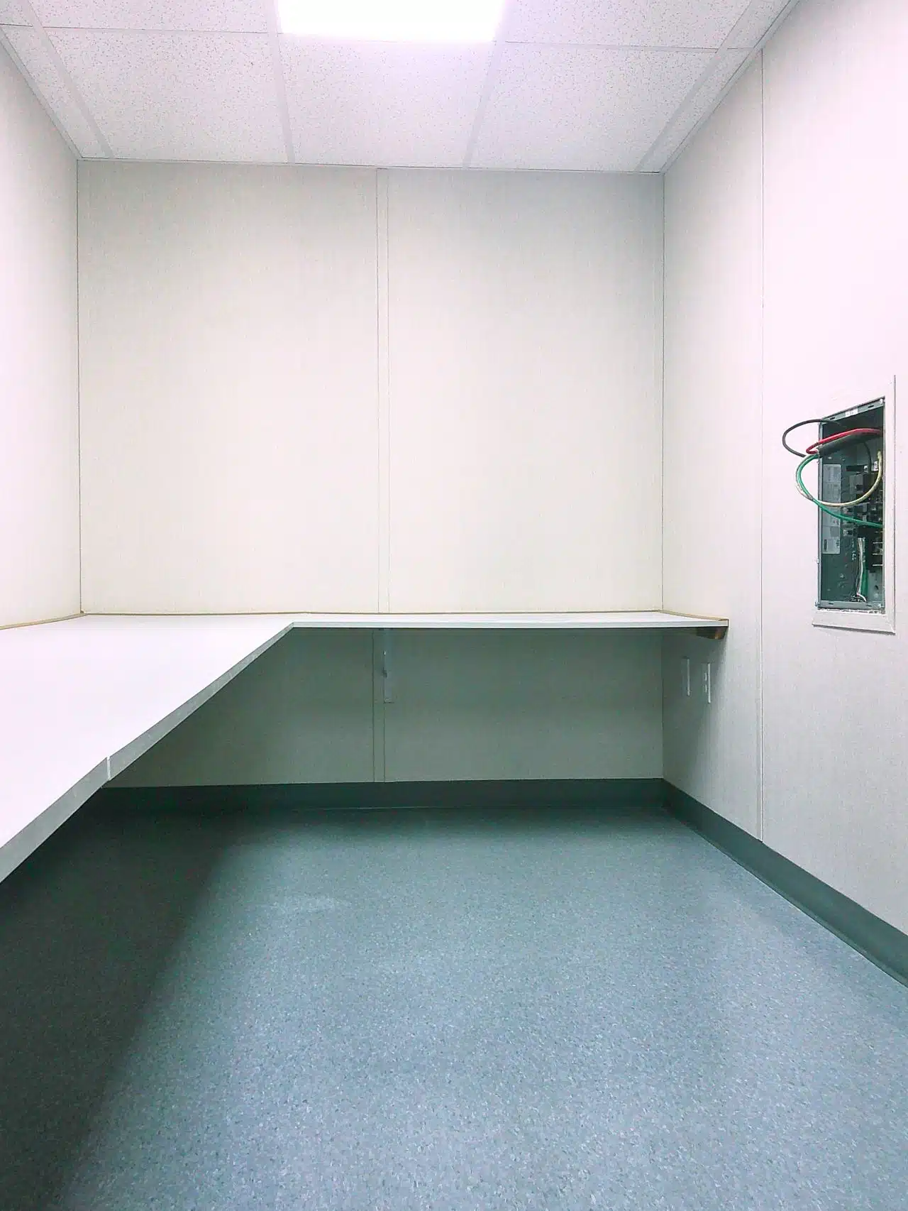 Inside 8x20 Custom Non-Combustible Skid Building