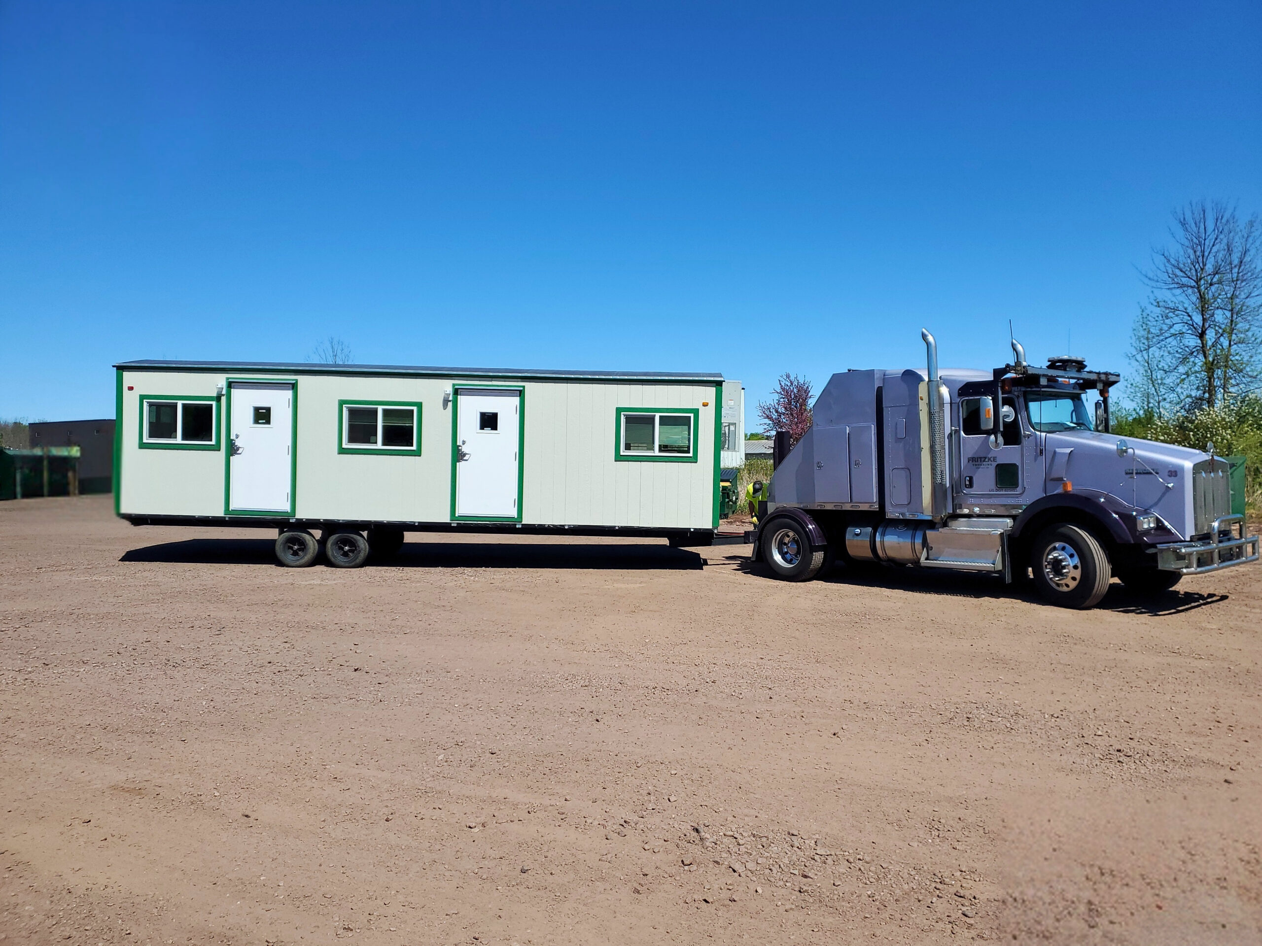 Scale House Transported to Site
