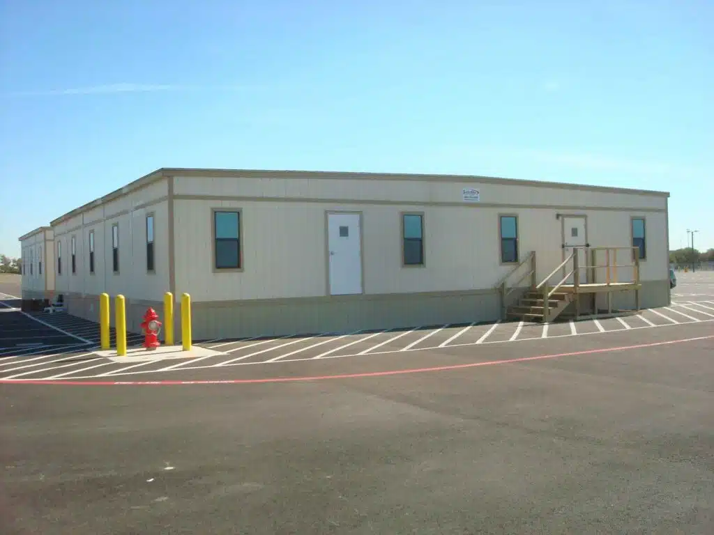 Exterior view of a Satellite Shelter building.