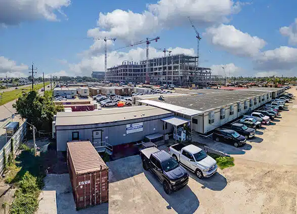 Satellite Shelters McCarthy Building Companies Project in Houston Texas