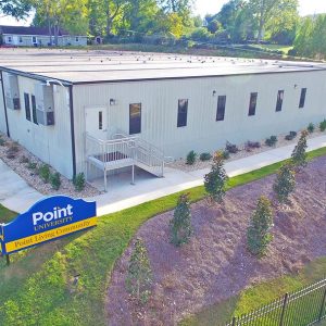 Point University Dorn Sign and Entrance